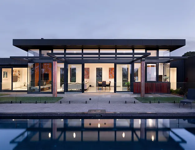 Architectural inspiration with broad glazed openings